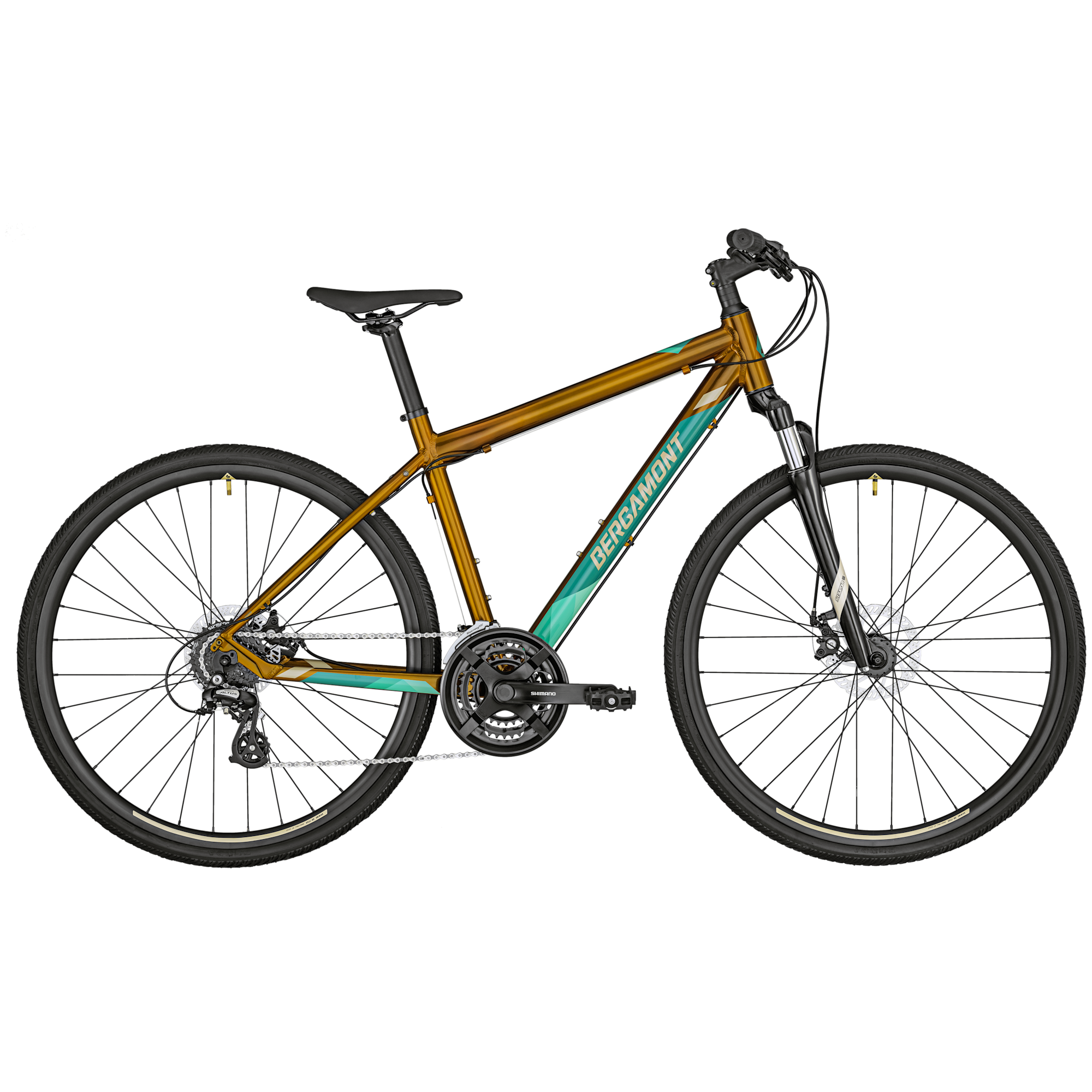 Bergamont shiny orange gold