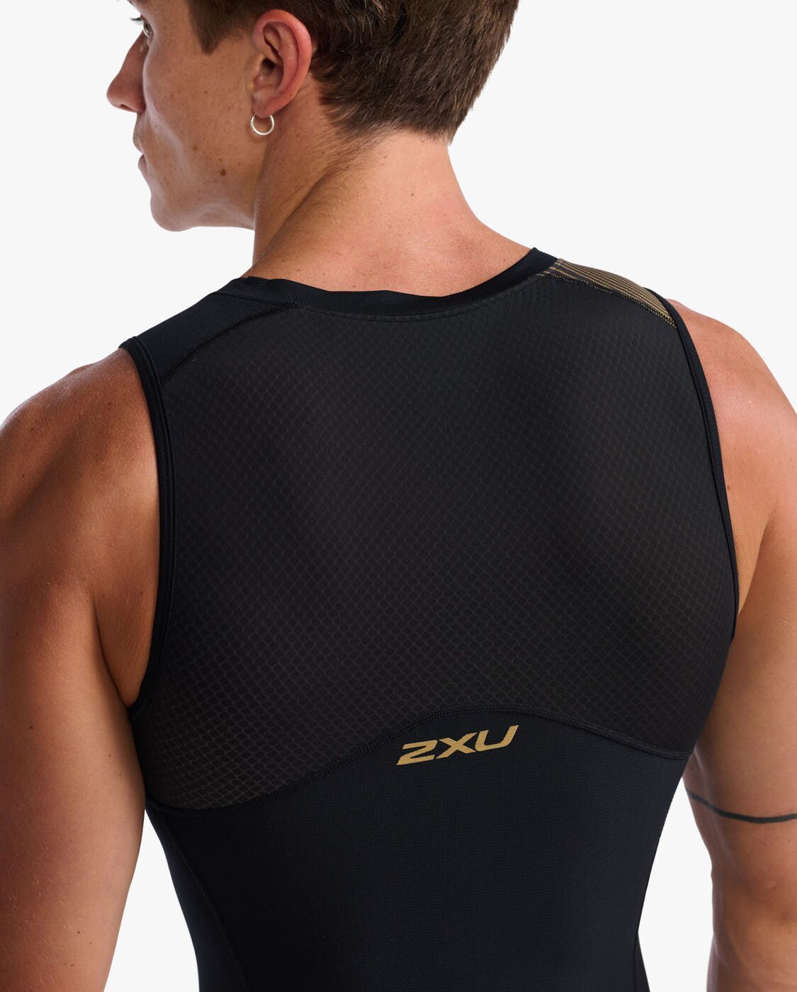 2XU Light Speed Front Zip Trisuit - Black/Gold - image 4