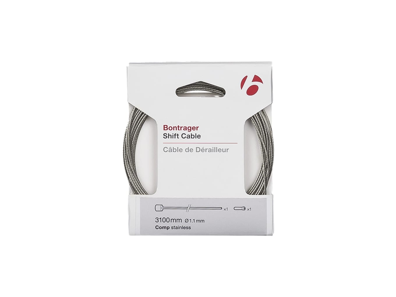 Bontrager Comp Shift Cable - Grey