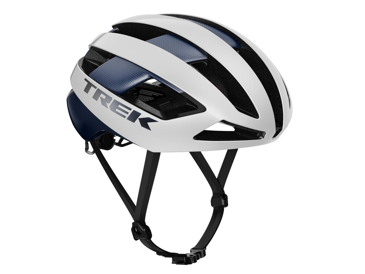 Trek Velocis Mips Road Bike Helmet - White/Blue (dark)