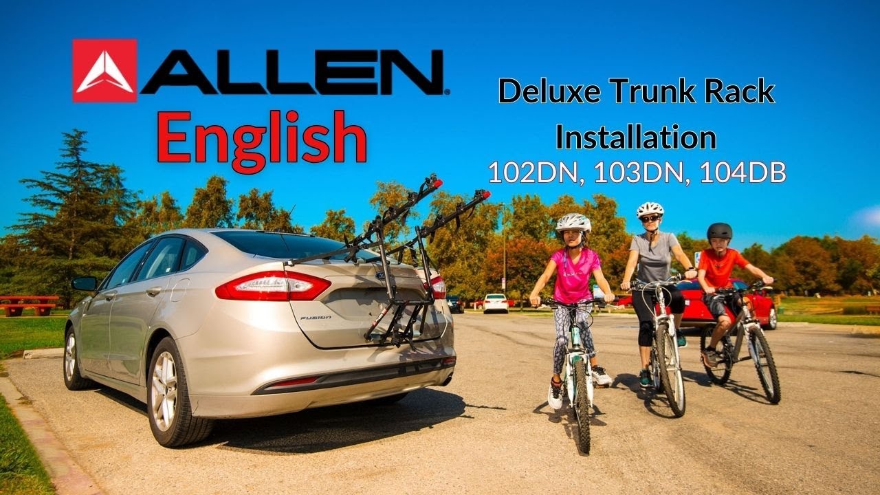 Allen Deluxe Trunk Bike Rack - 3 Bike - image 4