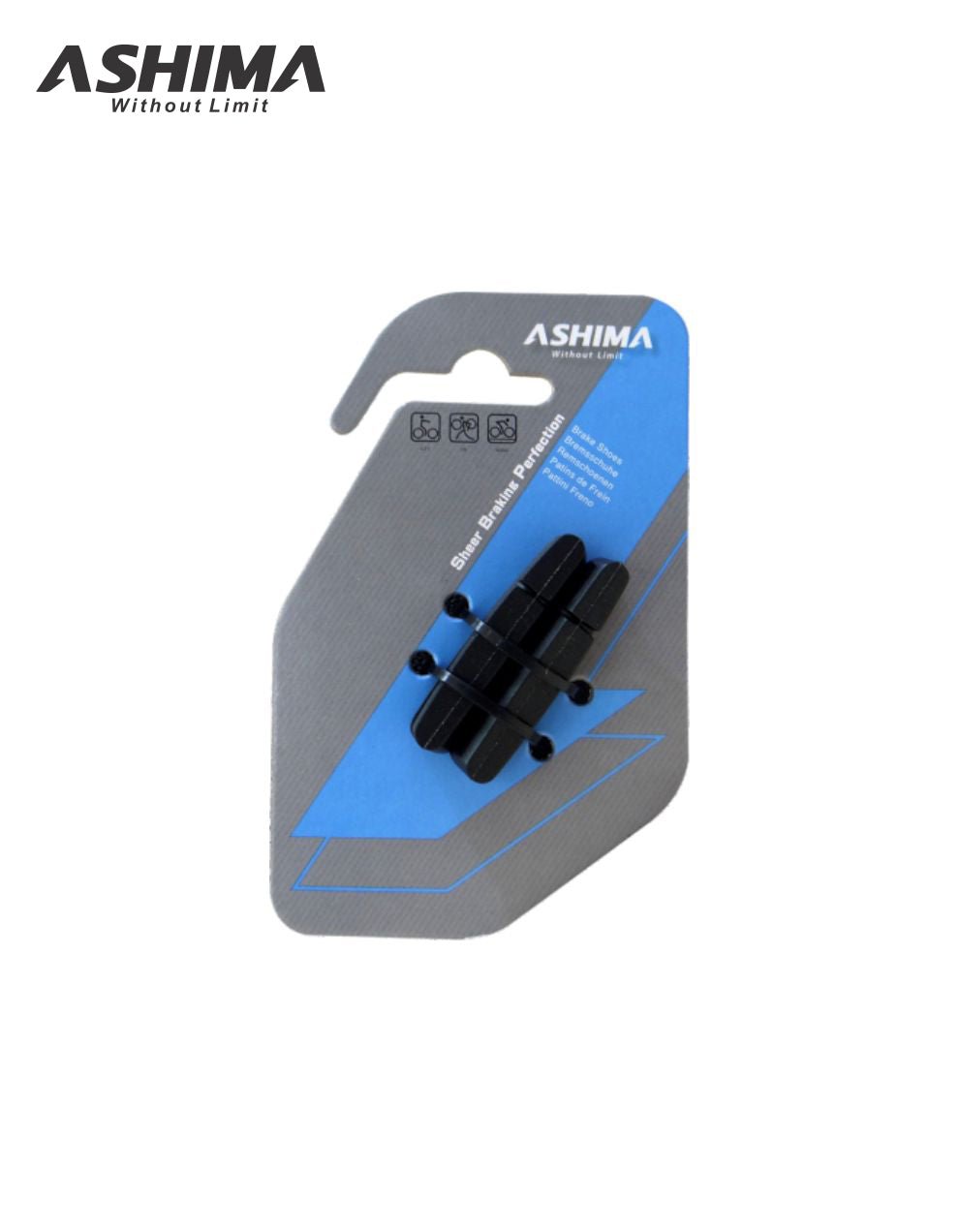 Ashima Brake Shoes ARS45R-P-AL - image 2
