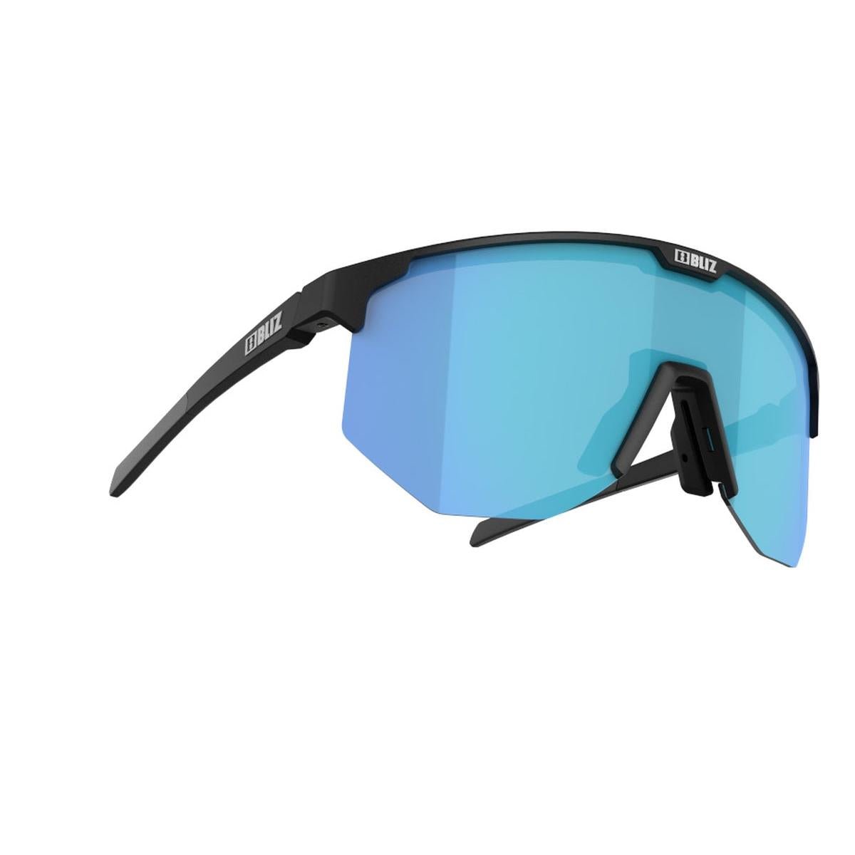 Bliz Hero - Matt Black / Brown with blue multi - image 1