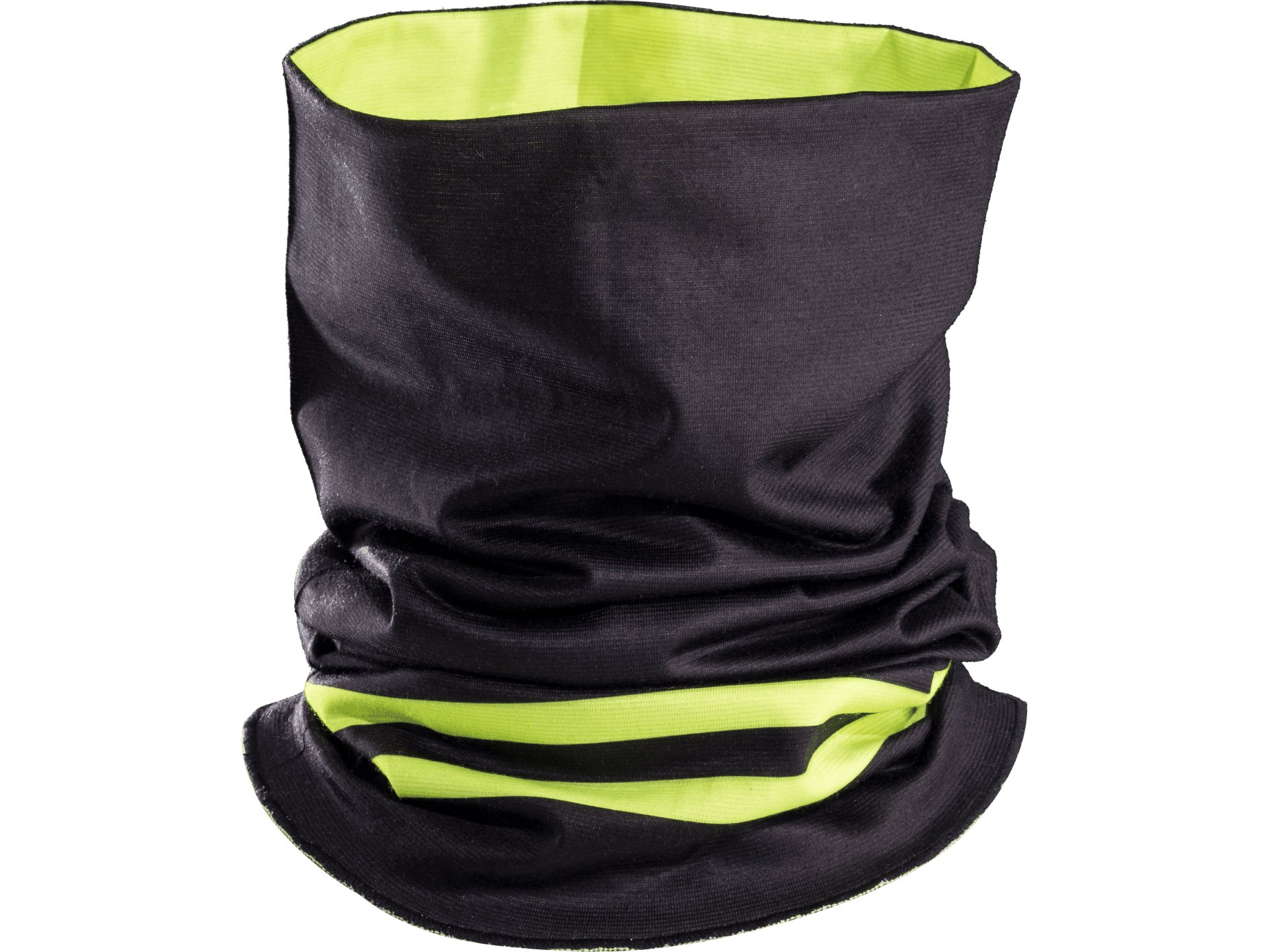 Bontrager Convertible Cycling Neck Gaiter - Visibility Yellow/Black - image 2
