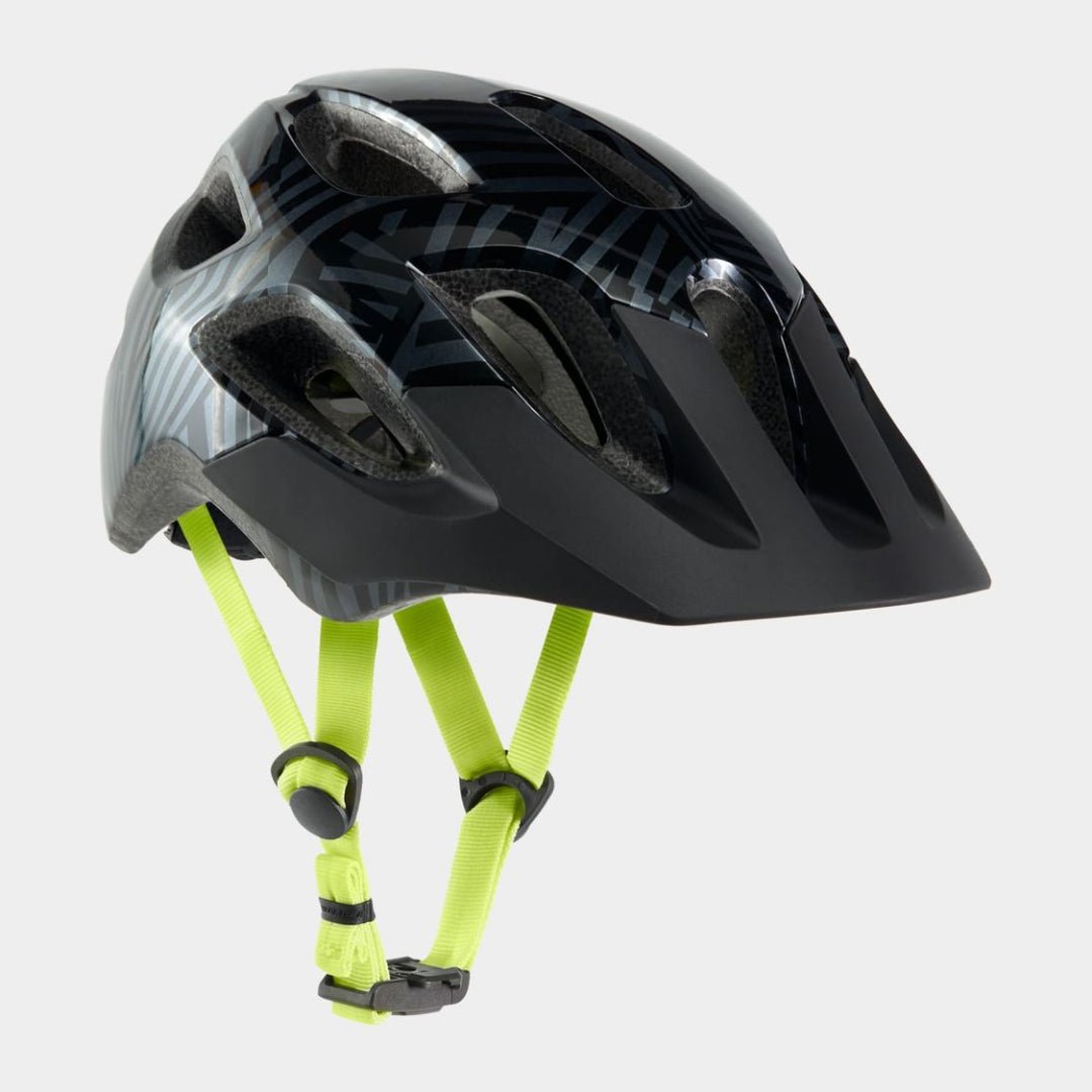Bontrager Tyro Youth Bike Helmet - Black/Radioactive Yellow Matte - image 1