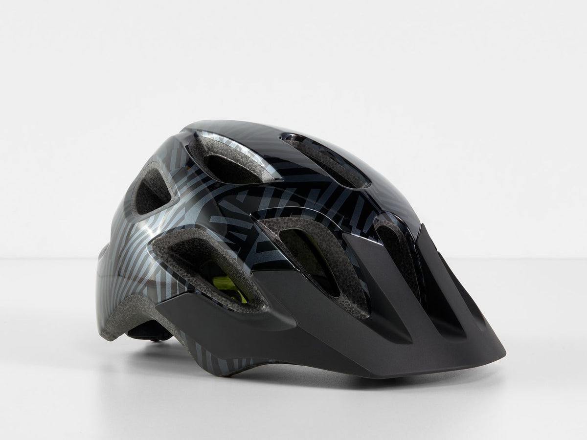 Bontrager Tyro Youth Bike Helmet - Black/Radioactive Yellow Matte - image 2