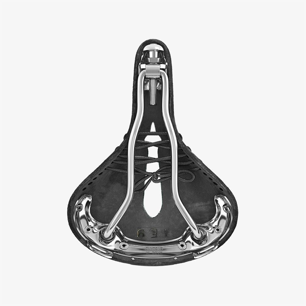 Brooks Saddle B17 Short Carved - Black - image 2