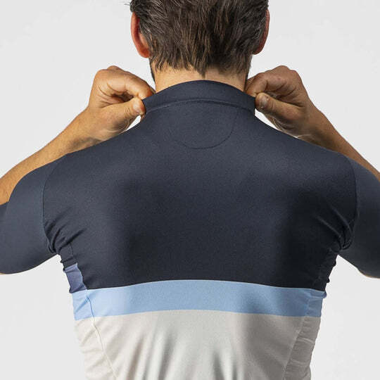 Castelli A Blocco Mens Cycling Jersey - Savile Blue/China Blue/Azzurro - image 4