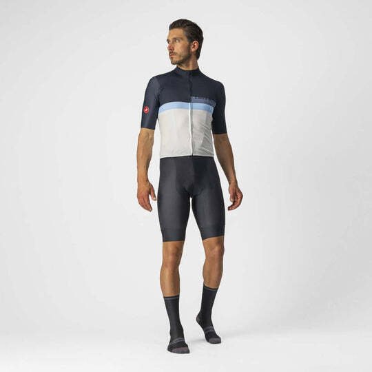 Castelli A Blocco Mens Cycling Jersey - Savile Blue/China Blue/Azzurro - image 3