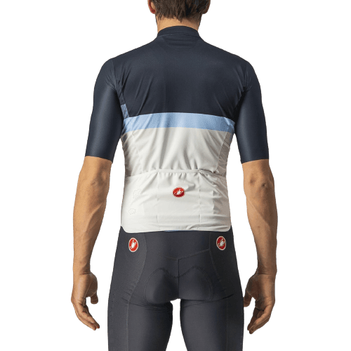 Castelli A Blocco Mens Cycling Jersey - Savile Blue/China Blue/Azzurro - image 2