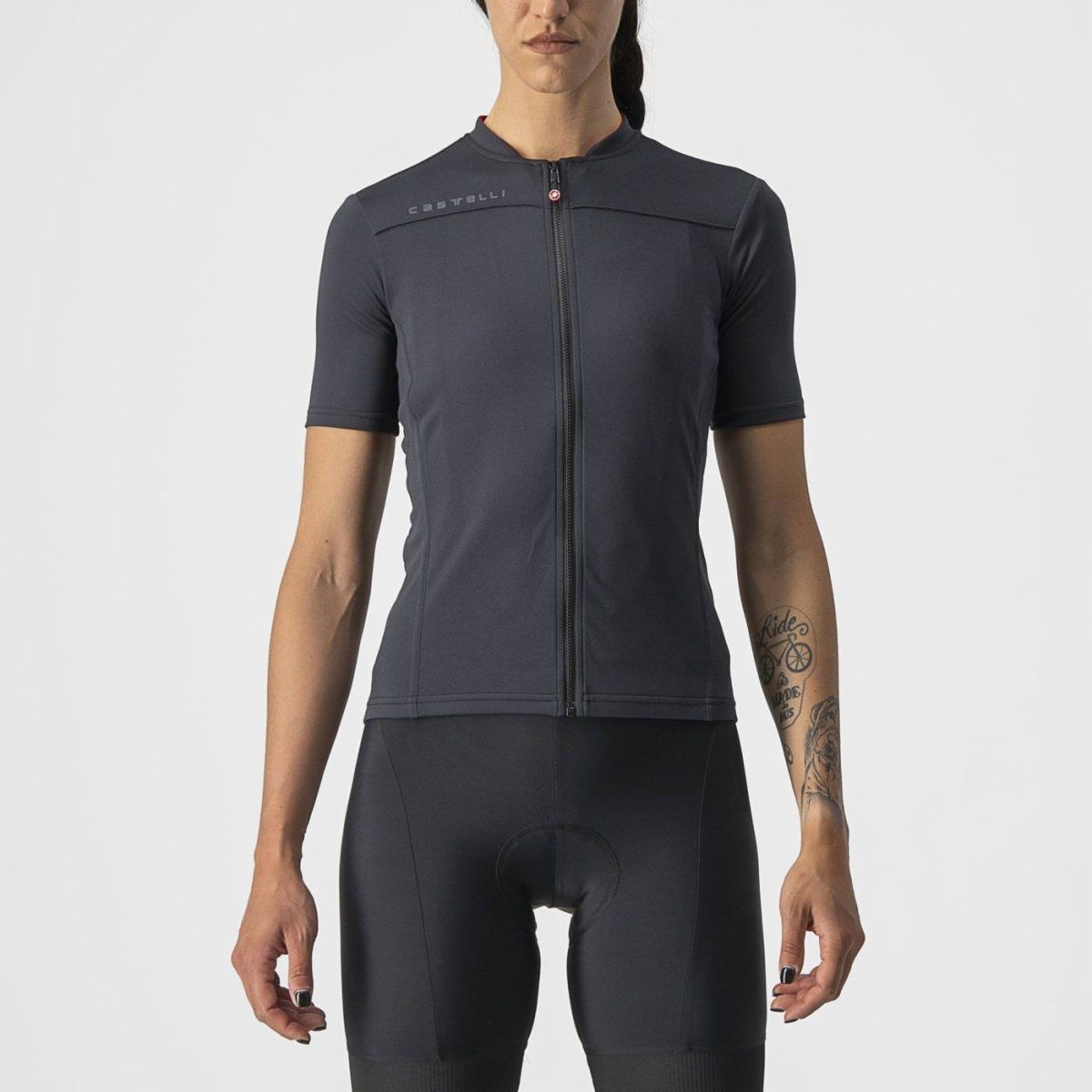 Castelli Anima 3 Women Jersey - Light Black / Red - image
