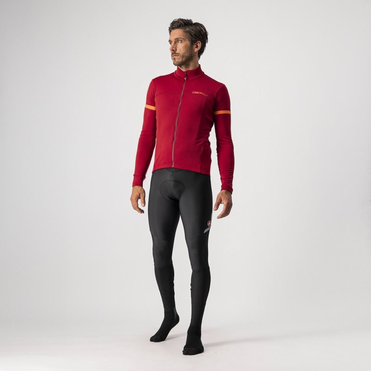 Castelli Fondo 2 Jersey FZ - Pro Red/Orange Reflex - image 3