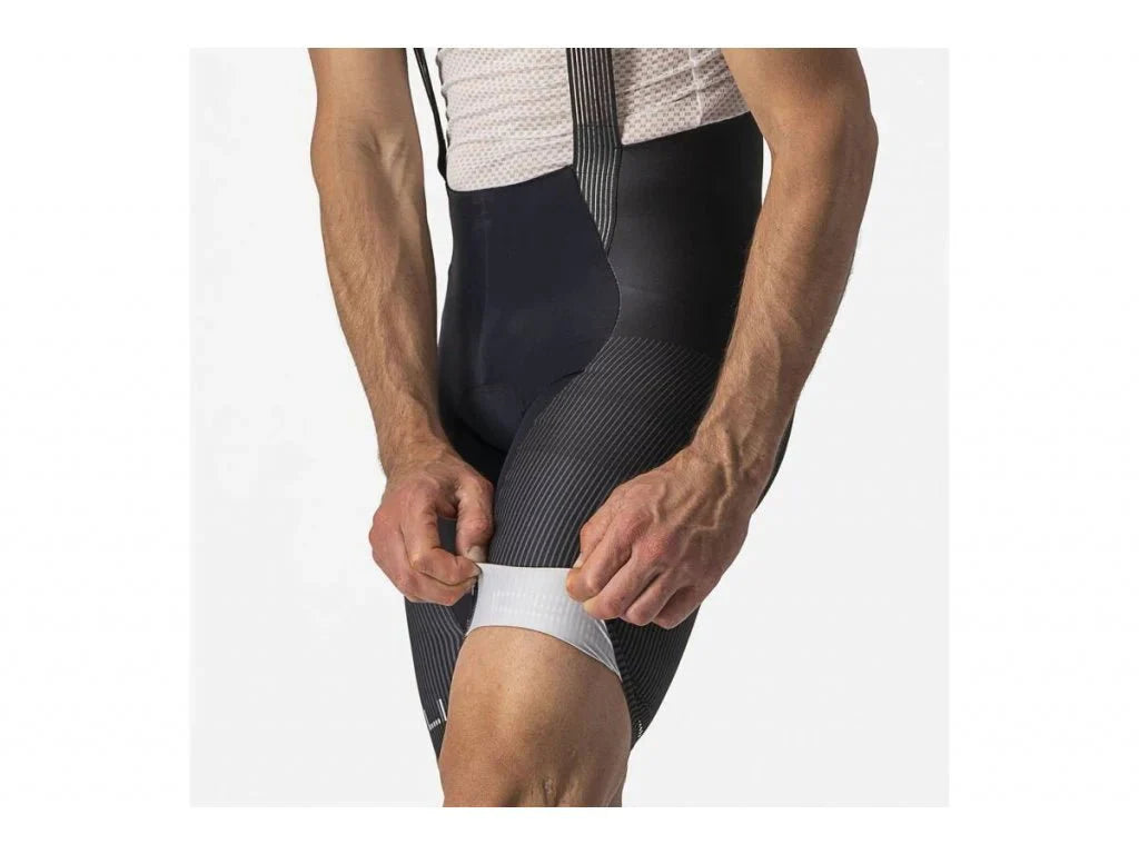 Castelli Free Aero RC Pro Bibshorts - Dark Gray / White - image 3