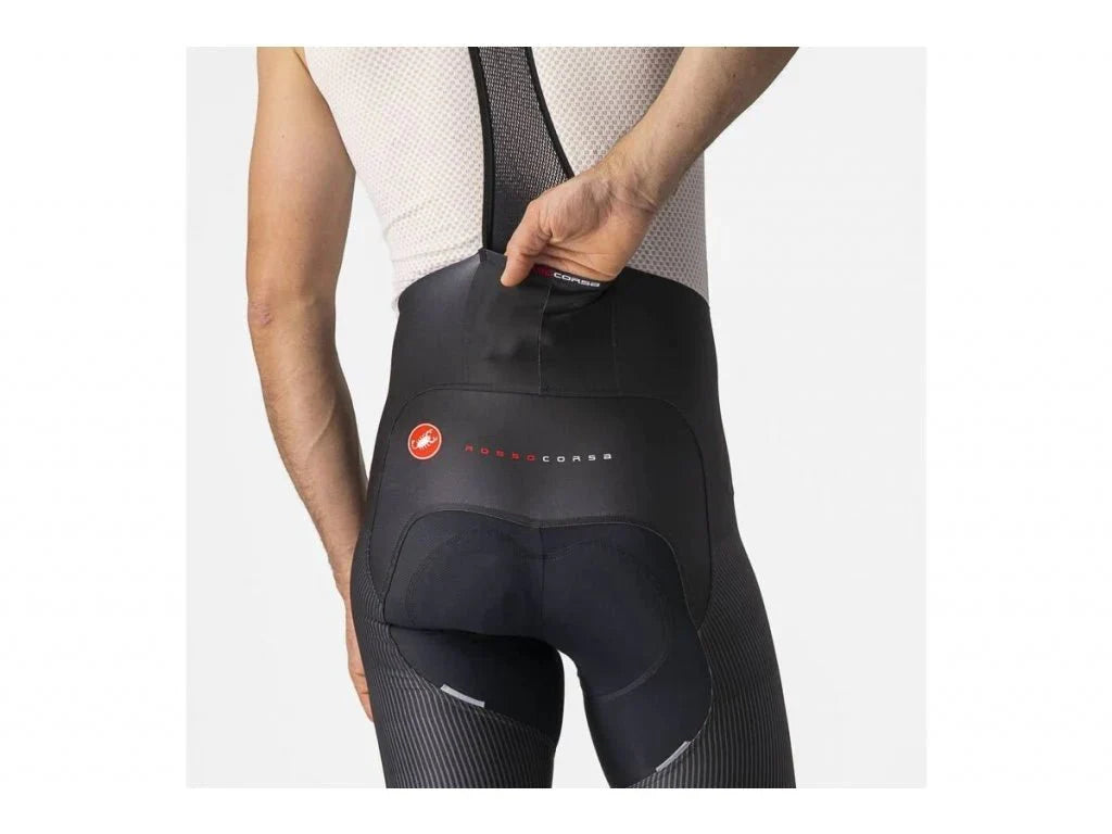 Castelli Free Aero RC Pro Bibshorts - Dark Gray / White - image 4