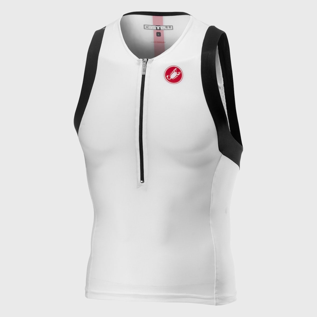 Castelli Free Tri Top - Black White - image