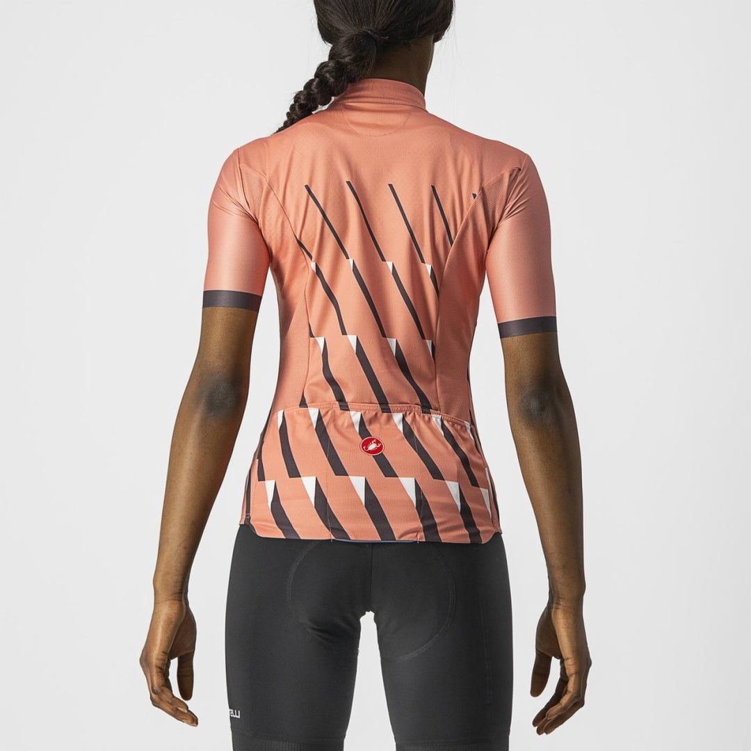 Castelli Pendio Women Jersey - Blush/Dark Gray-White - image 5