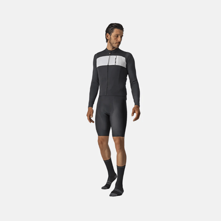 Castelli Prologo 7 Jersey - Saffron/light Black-Military G - image 2
