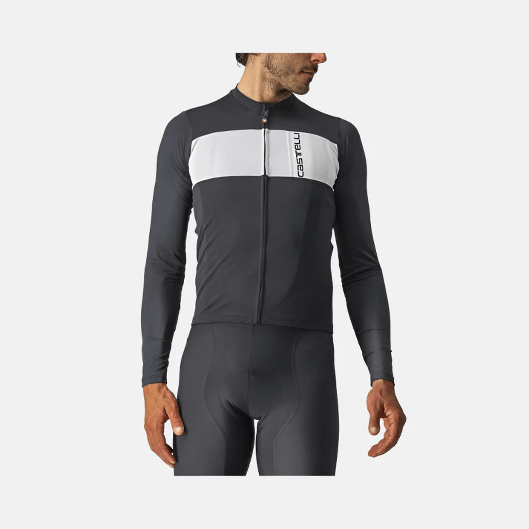 Castelli Prologo 7 Jersey - Saffron/light Black-Military G - image 1