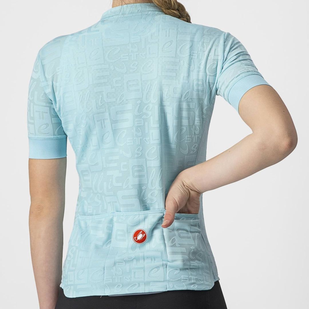Castelli Promessa Jacquard Women Jersey - Skylight - image 4