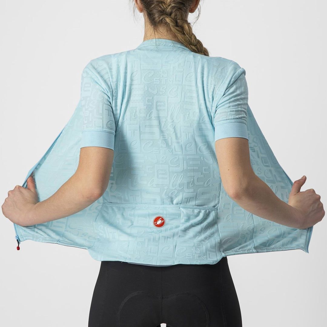 Castelli Promessa Jacquard Women Jersey - Skylight - image 3