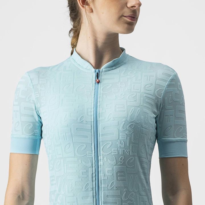 Castelli Promessa Jacquard Women Jersey - Skylight - image 1