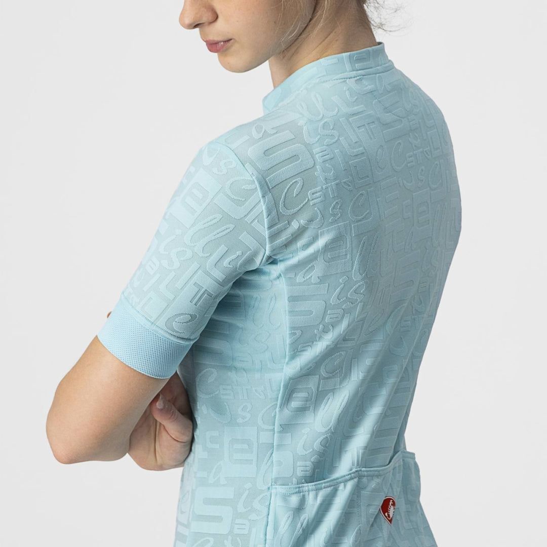 Castelli Promessa Jacquard Women Jersey - Skylight - image 5