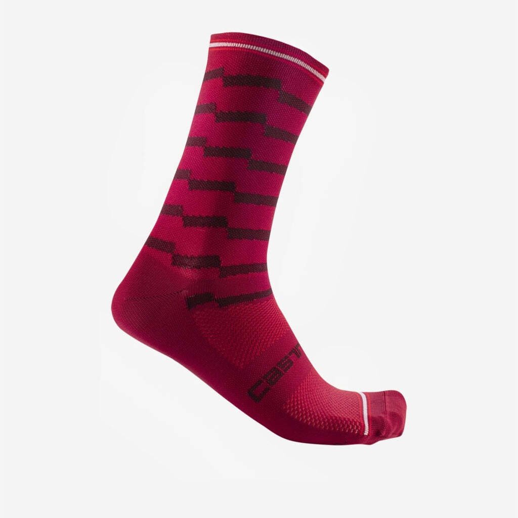 Castelli Unlimited 18 Socks - Red Bordeaux - image
