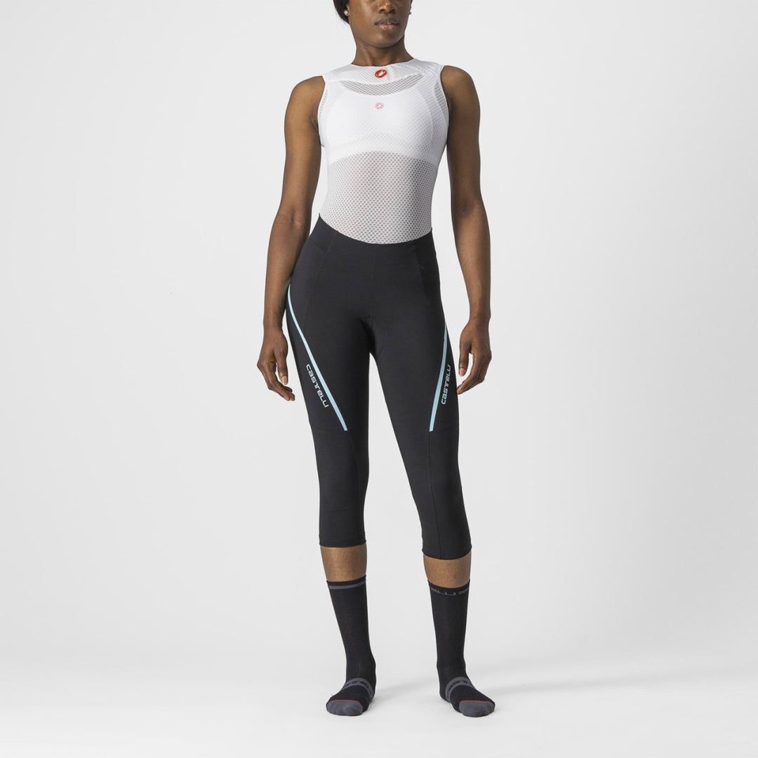 Castelli Velocissima 3 Knickers Women's - Black/Skylight Blue - image 1