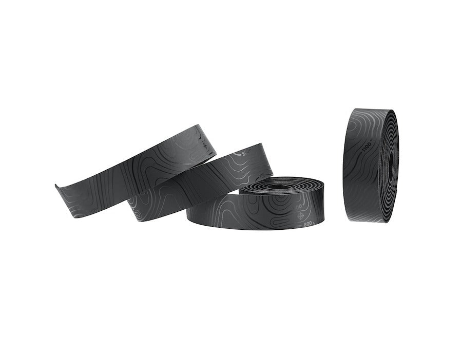 Ciclovation Advanced Bar Tape Leather Touch - Minimalism - Topographic Black - image 3