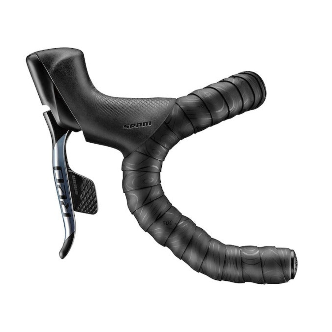 Ciclovation Advanced Bar Tape Leather Touch - Minimalism - Topographic Black - image 1