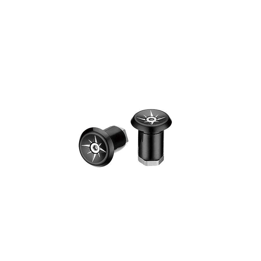 Ciclovation Premium VORTEX AL Bar End Plugs - Black - image 1