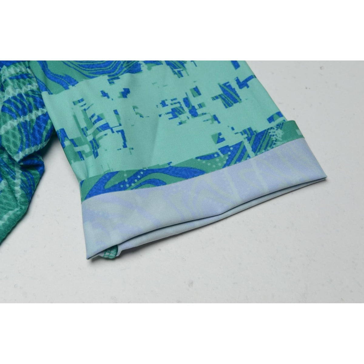 D Byk Store x Monton Short Sleeve Cycling Jersey – Teal Digital Camo - image 3