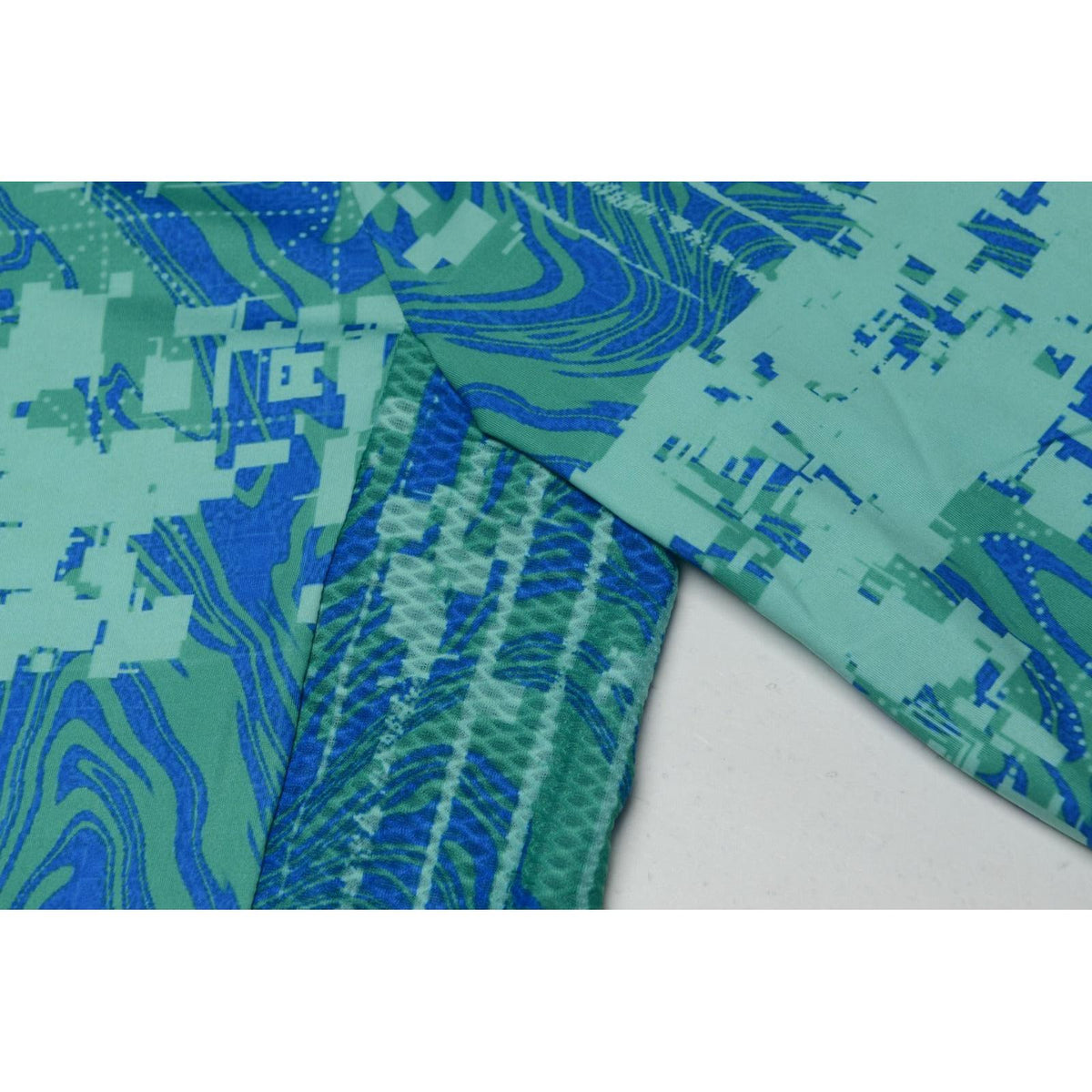 D Byk Store x Monton Short Sleeve Cycling Jersey – Teal Digital Camo - image 4
