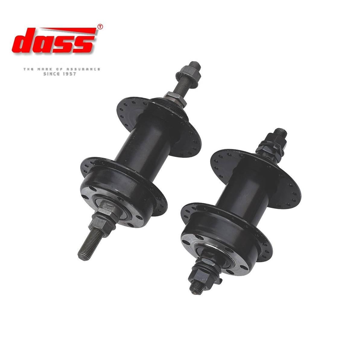 Dass Mega Hub - Single Speed - Pair / Black,Direct Bolting Mega Hub- 36 Hole- Steel- Single Speed - Pair - Black - image 1
