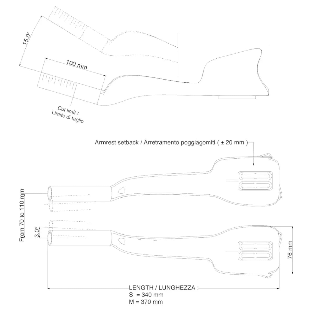 Deda Jet Two Clip-On Handlebar Extensions - image 4