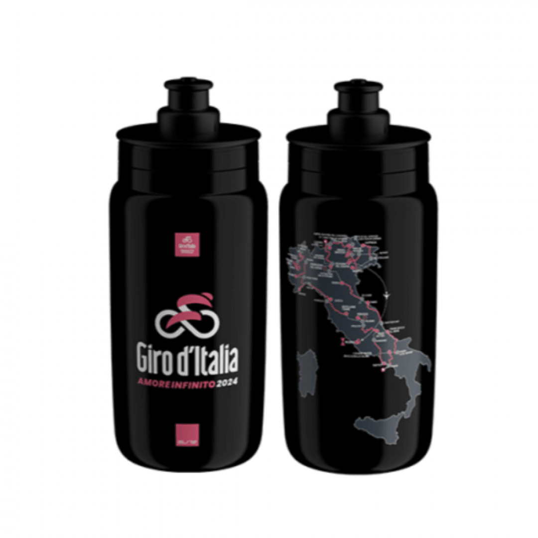 Elite Fly Giro D Italia (Black Map) Water Bottle | 550 ml - image 1