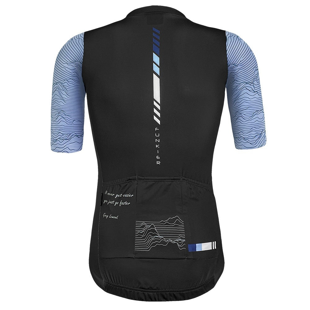 Funkier Mello Elite Short Sleeve Jersey - Blue/ Black - image 2