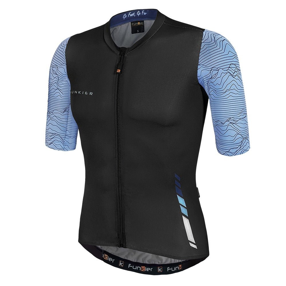 Funkier Mello Elite Short Sleeve Jersey - Blue/ Black - image 3