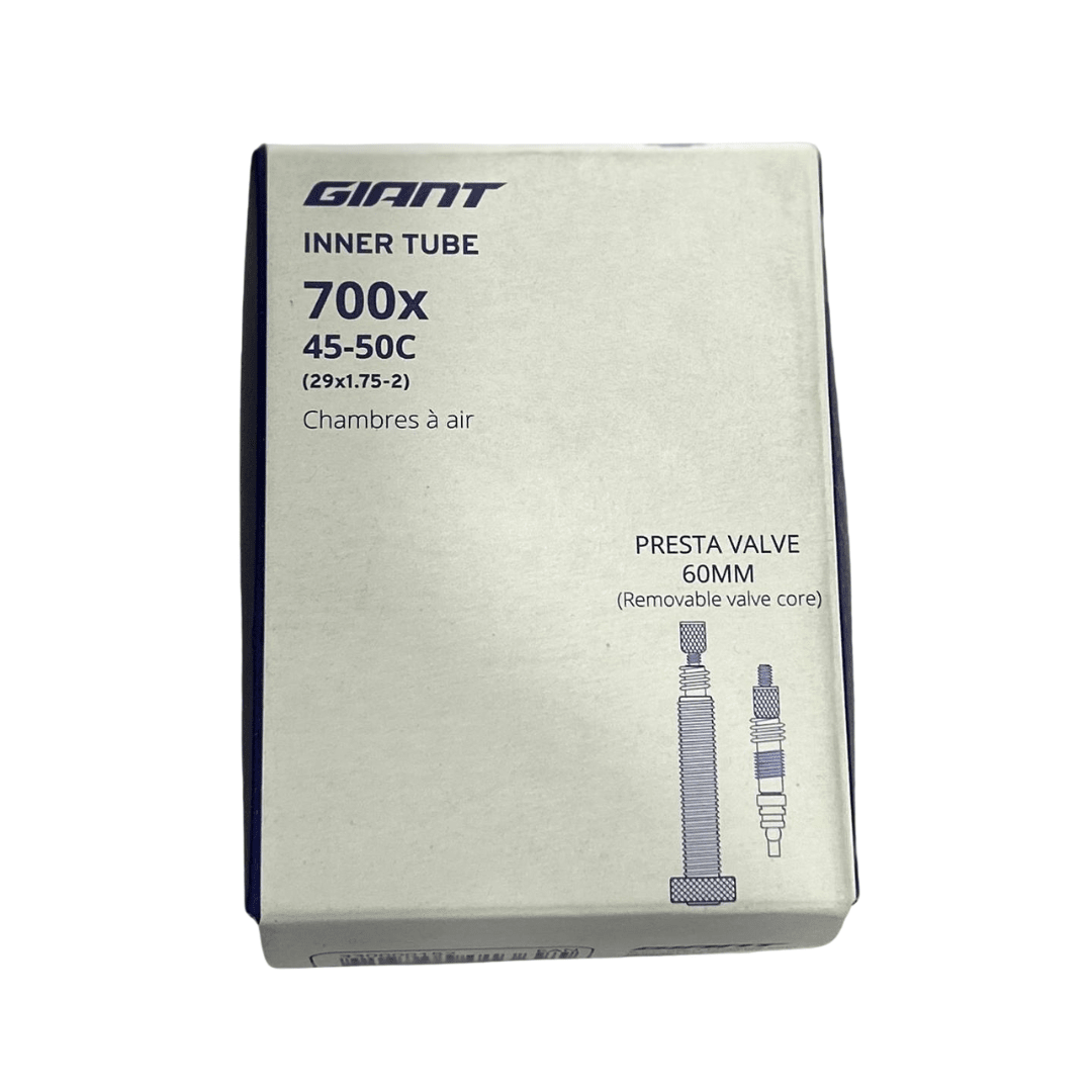 Giant Presta Tube 700*45-50c 60mm Removable Valve Core - image 1