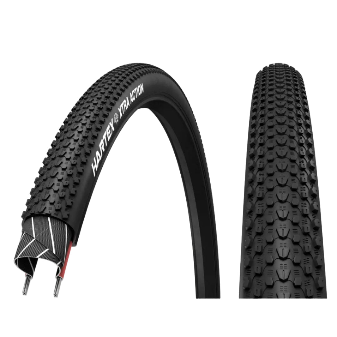 Hartex Xtra Action 27.5"/24" Wired Tire (Black) - image 1