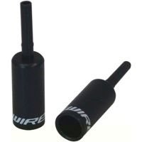 Jagwire small parts - lined end caps for 5mm brake housing, alloy, black - image 1