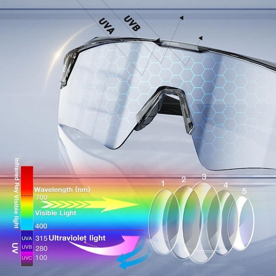 Kapvoe DreamChaser Wings Sports Sunglasses - Gold/Black - image 2