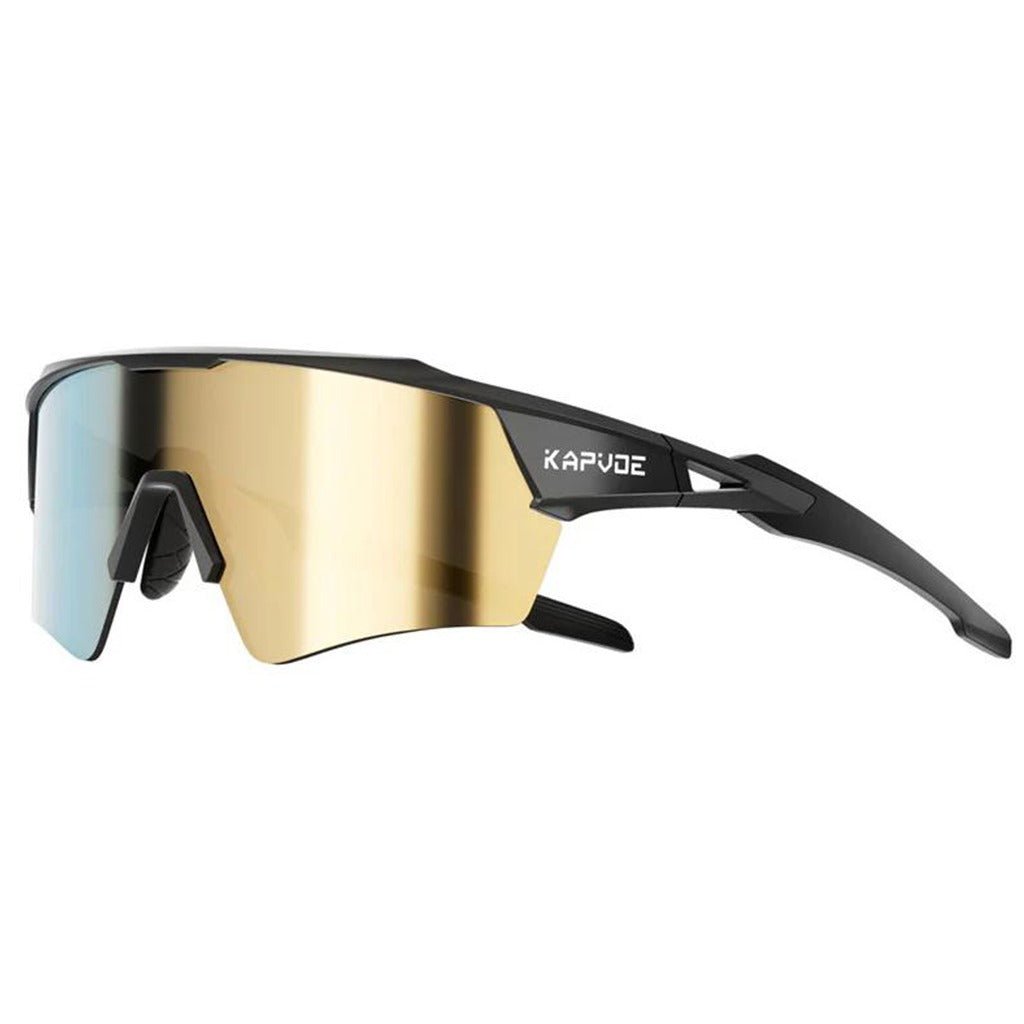 Kapvoe DreamChaser Wings Sports Sunglasses - Gold/Black - image 1