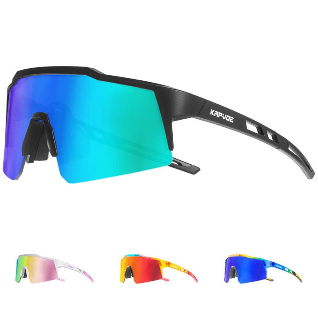 Kapvoe K9028 Kids Colour Polarized Sunglasses - Blue/Black - image 1