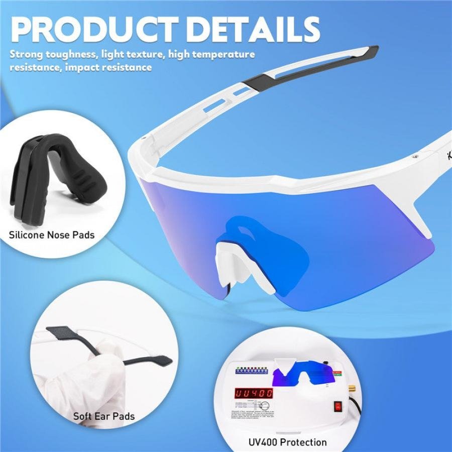 Kapvoe K9028 Kids Colour Polarized Sunglasses - Blue/Black - image 4