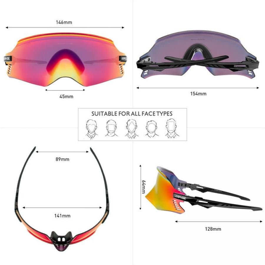 Kapvoe X2 Sports Sunglasses - Blue - image 2