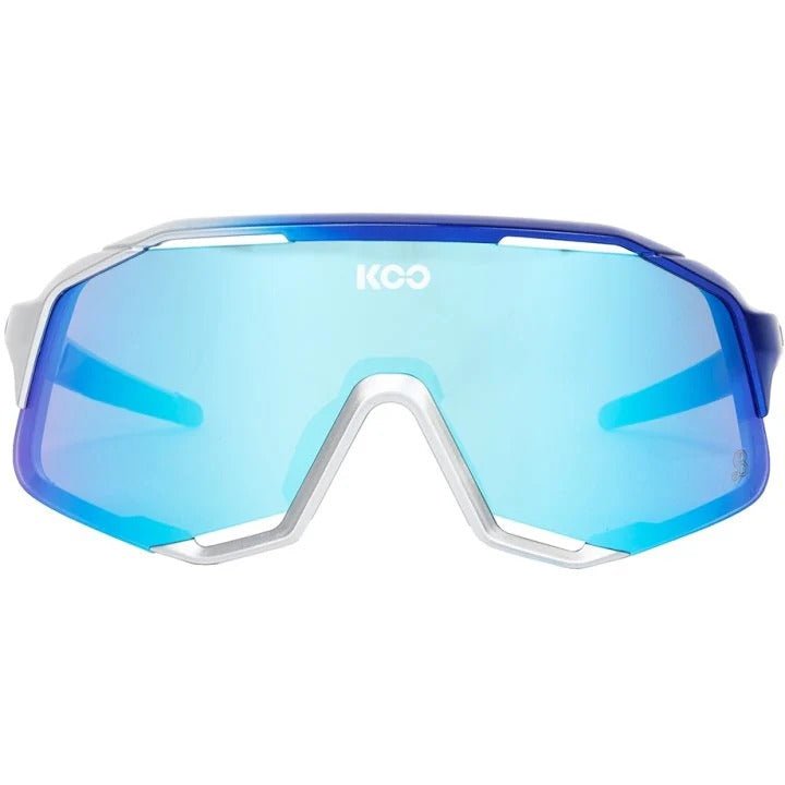 KOO Demos Bora Red Bull Team Edition Sport Sunglasses (Blue/Silver/Turquoise Mirror) - image 2