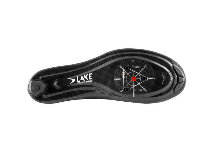Lake Cycling Shoe CX 219 - Red/White - image 4