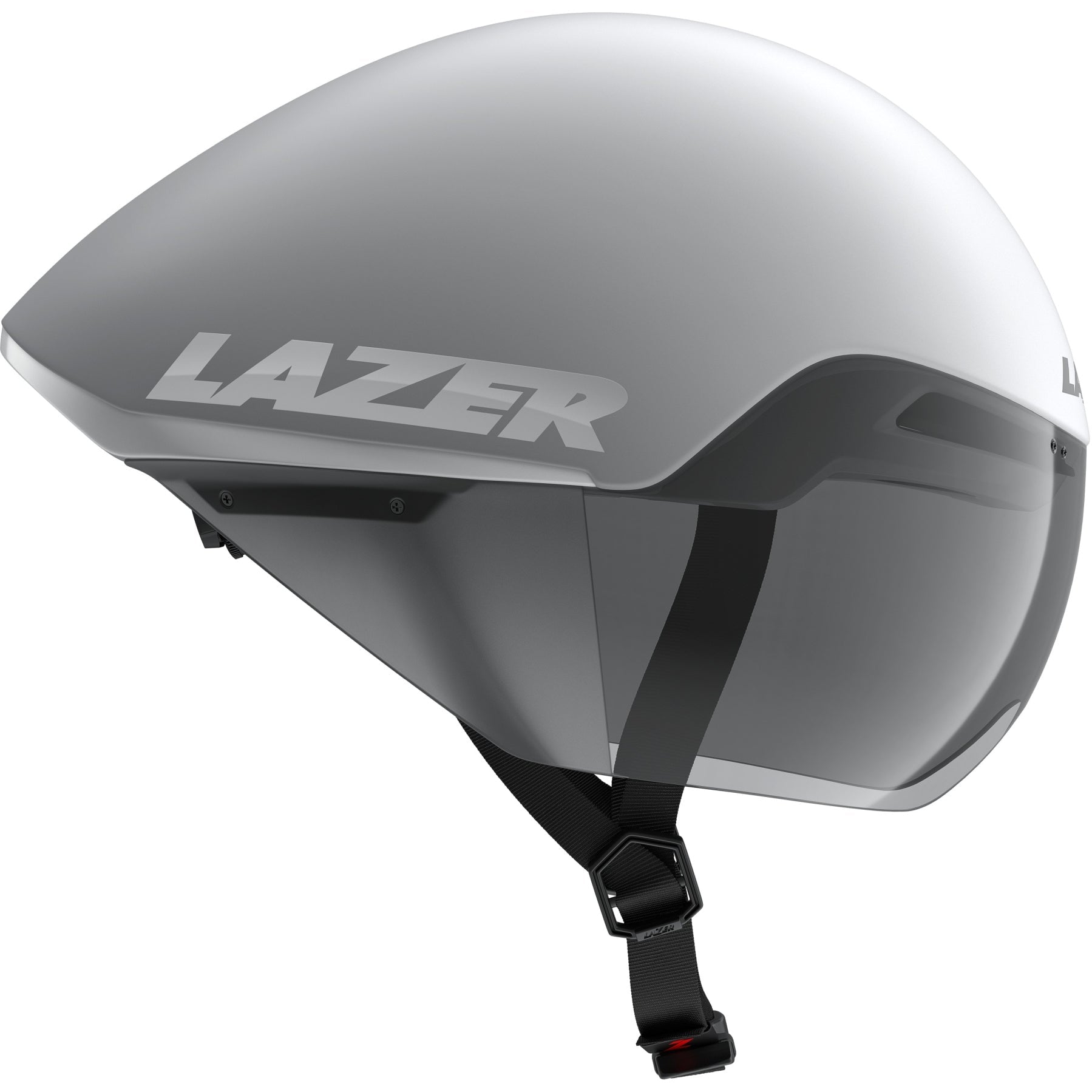 Lazer Victor KinetiCore Time Trial Helmet - Matte White Silver - image 1