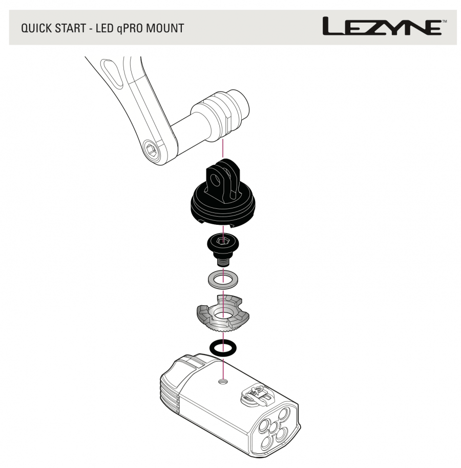 Lezyne Fusion Drive Pro 600+ Front Light (with QPRO Mount) - image 2